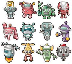 Cartoon robot sitting in line with human applicants for a job interview. Cartoon Robot Icon Royalty Free Cliparts Vectors And Stock Illustration Image 8927441