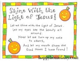 Christian Pumpkin Poem Happy Home Fairy Halloween Sunday School Happy Home Fairy Windsock Craft