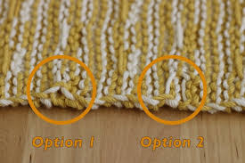 The two projects on the right actually have the. Stripes And Carrying Yarn Up The Side With Wool