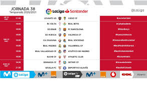 Aug 12, 2021 · consulta el calendario de la liga chilena 2021 regular, horarios y resultados de liga chilena 2021 en as.com Jornada 38 De Laliga 2020 2021 Horarios Partidos Clasificacion Y Resultados Goal Com