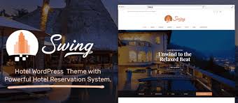 Users do not need knowledge of complex codes in order to use it. Swing The Best Hotel And Resort Wordpress Theme 2021