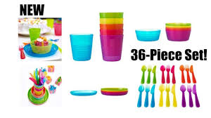 New Ikea Kalas Tumbler Cup Flatware Plate Bowl Child Dinnerware Set Bpa Free Ikea Dinnerware Set Disposable Tableware Dinnerware