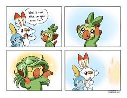 scorbunny, sobble, and grookey (pokemon) drawn by charcharart | Danbooru