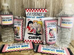 Riverdale Themed Party Favors I Made Archie Bettyandveronica Riverdale Birthday Girl Meme Birthday Themes For Adults Girls Birthday Party