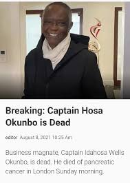 Captain hosa was born into the family of reverend robert amos okunbo, a clergyman, teacher due to this burning passion, our young and brave idahosa wells okunbo, at the early age of 21. Al0sjtde Spcnm