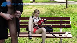 Dickflash, CFNM Flashing at the Bus Stop
