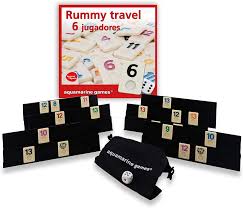 Descubrí la mejor forma de comprar online. Aquamarine Games Rummy Travel 6 Jugadores Multicolor Do004 Amazon Es Juguetes Y Juegos