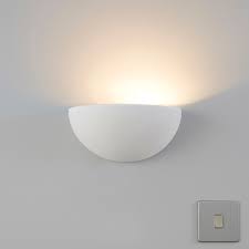 Aura Cream Wall Uplighter Departments Diy At B Q Cream Walls Wall Lights Wall Lamp
