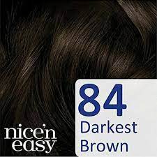 Clairol nice'n easy hair dye 9a light ash blonde + 34 colours. Clairol Nice N Easy Semi Permanent Free Ammonia Hair Dye Darkest Brown 84