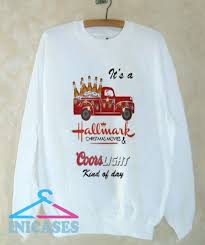 Snoopy It S A Hallmark Christmas Movies Coors Light Kind Of Day Sweatshirt Men And Women Mens Sweatshirts Hallmark Christmas Movies Hallmark Christmas