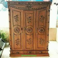 Lemari pakaian jati 2 pintu. Jual Lemari Pakaian Terlengkap Kayu Jati Bariklana Furniture
