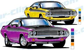 Black And White Dodge Challenger Clipart 1970 Dodge Challenger Vector Clip Art Car Clip Art Com Classic Cars Challenger Old Classic Cars