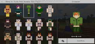 Just download this skin pack, install it and then choose right skin in skin picker. Cute Mob Models Skin Pack Minecraft Skin Packs