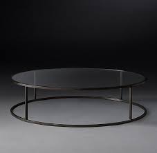 Louisa metal glass round coffee table elegant and classy round coffee table will be great addition to modern living room. Pin By Katie Woods On La Supermassive Round Coffee Table Coffee Table Coffee Table Restoration Hardware