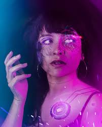 Fotomontaje con estilo cyberpunk Modelo: @monsesaur_ Espero y sea de su  agrado esta serie de montajes c: . . . . . . . . #cyberpunk #cyberpunk2077  #cyberpunkart #photooftheday #photoshop #manipulation_clan  #thegraphicpr0ject #