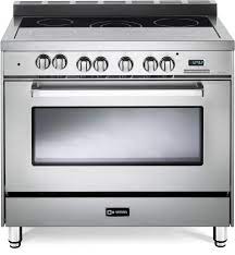 This gas range brings professional styling and quality into your home kitchen. Verona Vefsee365ss 36 Inch Freestanding Electric Range With 5 Burners 4 0 Cu Ft Convection Oven Storage Drawer 7 Cooking Modes Ez Clean Surface 2 Heavy Duty Racks Digital Clock And Timer Stainless Steel