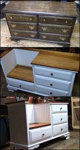 How To Turn An Old Dresser Into A Seating Furniture Diy Projects For Everyone Recycled Furniture Furniture Projects Furniture Makeover