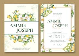 All flower vectors below are available in ai and eps format. Yellow Flowers Wedding Invitation Graphic By Chanut Is Watercolor Creative Fabrica