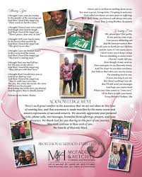 Shyeveki Mack — McFadden & Hitchye Funeral Enterprises