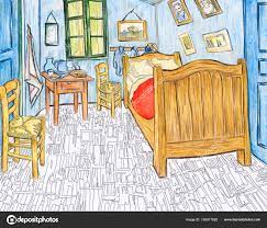 bedroom arles 1888 vincent van gogh adult coloring page stock photo by c rawpixel 195917828 coloriage de princesse flammes
