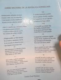 Alcanzamos por fin la victoria, en el campo feliz de la unión;, con ardientes fulgores de gloria, se ilumina. Analisis Del Himno Nacional De La Republica Dominicana Brainly Lat