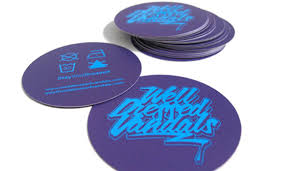 Here at printrunner, you can print circle business cards with a 2.5 diameter. 30 Purple Business Cards For Your Inspiration Slodive