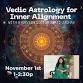 Vedic Astrology for inner alignment with Ayurveda - Himalayan Yoga & Meditation Center, 109 W Slade St UNIT 200 Event Image