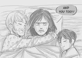 A surprising crossover, but a welcome one by kaneki_yeager more memes. Pin By Young Robot On Attract On Titan Attack On Titan Meme Attack On Titan Fanart Attack On Titan Comic