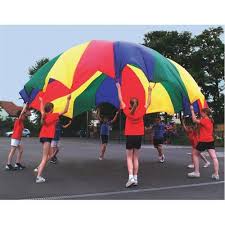 These gym parachutes can accommodate a small group or an entire gym class of students for active fun. Play Parachutes In Canada