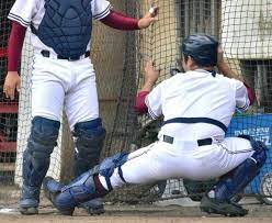 モッコリ股間とパツパツお尻を同時にget その尻と股間を触らせて下さいお願い致します 野球 キャッチャー 野球選手 捕手