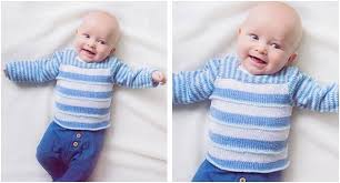 A baby sweater is a fun knitting project that is great for knitters of all skill levels! Simple Knitted Baby Sweater Free Knitting Pattern