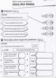 Soalan Matematik Masa Dan Waktu Tahun2 Persoalan M