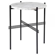 Black And White Marble End Table Ts Side Table White Marble Black White Side Tables Black Side Table Furniture