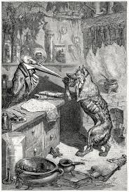 The Wolf And The Crane Ernest Griset From Aesop S Fables Illustration Art Fairytale Art