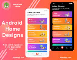 Free Multipurpose Home Design With Dark Mode For Android Android App Design Coding Apps Android Material Design