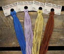 4 New Colors Of Weeks Dye Works Hand Dyed Cotton Floss