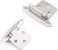 It is important to match up your overlay to make sure your doors sit in the right position on your cabinet. Buy Mosilveron Overlay Cabinet Hinges For Face Frame Overlay Cabinets Kitchen Bathroom Variable Self Closing 50 Pcs Satin Nickel Online In Turkey B08gqqlkd3
