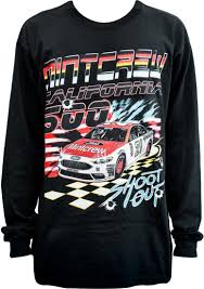 Below are the details of that schedule and how nascar handled the july 26 race weekend. Mintcrew Black California 500 T Shirt Incorporated Style