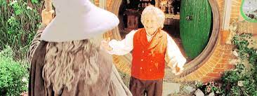 Gandalf And Bilbo S First Meeting In An Unexpected Journey And Their First Meeting In The Fellowship Lord Of The Rings The Hobbit The Fellowship Of The Ring