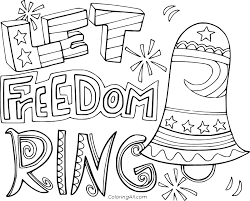 Select from 32084 printable crafts of cartoons, nature, animals, bible and many more. Let Freedom Ring Coloring Page Coloringall