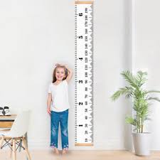 Details About Wooden Kids Growth Height Chart Ruler Children Room Decor Wall Hanging Measure