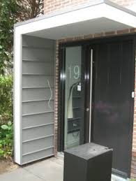 Afbeeldingsresultaat Voor Voordeur Overkapping Hout Modern Exterior Doors House Front Door Home Exterior Makeover