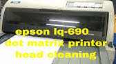 تحميل تعريف طابعة epson lq 690 لجميع الويندوز: Epson Lq 690 Dot Matrix Printer How To Insert The Paper Youtube