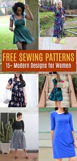 If you want to learn to just sew in general, they also offer a sewing manual just in general. Free Sewing Patterns 15 Modern Designs For Women
