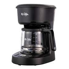 Coffee coffee maker comes in a range of sizes, and the standard automatic brewer makes drip coffee. Mr Coffee 5 Cup Programmable Coffee Maker 25 Oz Mini Brew Brew Now Or Later Black Walmart Com Walmart Com