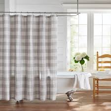 These light and breezy materials keep you cool in warm summer times. Farmhouse Living Buffalo Check Shower Curtain 72 X 72 Elrene Home Fashions Target
