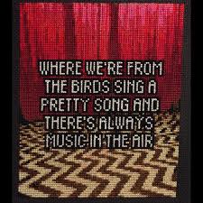 Where We Are From The Birds Sing A Pretty Song Twin Peaks Cross Stitch Pattern 2 Punto Croce Moderno Punto Croce