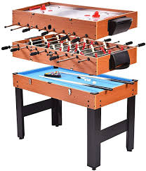 Amazon Com Giantex Multi Game Table 3 In 1 48 Combination Game Table W Soccer Billiard Slide Hockey Foosball Table Multi Game Table Pool Table Dimensions