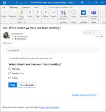 For a quick print, press alt + print screen (prtscrn) on the keyboard, and then do one of the. Create A Poll In Outlook Office Support