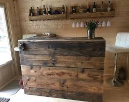 Reclaimed Industrial Kitchen Island Unit With Drawers And Shelving Bar Cafe Restaurant Steel Solid Wood Metal Table Hand Made Custom 030 In 2020 Home Bar Designs Industrial Chic Bars For Home